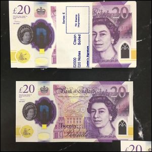 Party Games Crafts New Fake Money Banknote 10 20 50 100 200 US Dollar Euros Realistic Toy Bar Props Copy Valuta Movie Faux-Bille OT10FEK2S