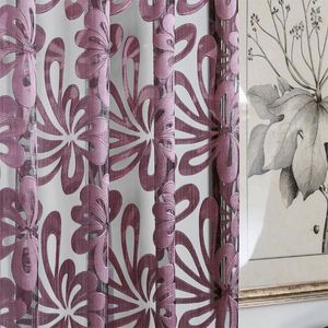 Gardin yokistg geometrisk blomma ren för vardagsrummet sovrum kök persienner moderna fönsterbehandlingar draperier heminredning
