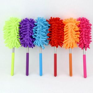 Telescopic Microfibre Duster Extendable Dust Remover Cleanning Brush For Air-conditioner Furniture Shutter Home Car Cleaner Tool RRE15106