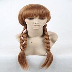 Popularna peruka Anny Wig Cosplay Perg Cover Fews Growth Braid Poster