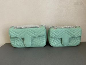 3A Kalite Lüks Kadın Omuz Çantaları Zincir Tote Crossbody Bag Moda Kapitone Kalp Kadın Deri Çantalar Kadın Ünlü Tasarımcı Totes Cüzdan 26cm ve 22cm