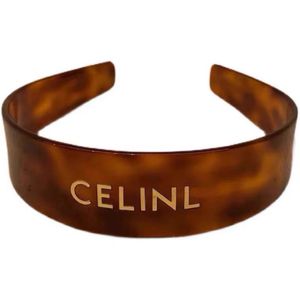 ce luxury brand resin acrylic vintage headbands fashion Japen style letters brown designer headband accessories16541