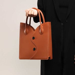 Evening Bags Retro Designer Suit Button Shape Tote Bags Luxury Handbags Women Bags Single Shoulder Messenger Crossbody Bag Leather Hand Bag L221014