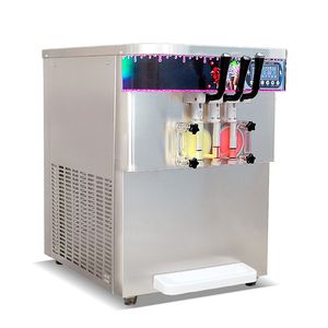Frete grátis para a porta ETL CE Cozinha bancada Soft Ice Cream Machine iogurte fabricante de fabricação de sorvete
