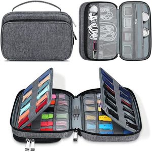 Watch Boxes Strap Storage Bag Data Line 4 Layers Box Organizer 36 Slots Travel Case Handbags Multifunctional Pouch