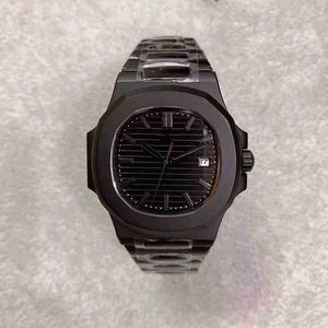 3k orologi da polso in edizione limitata u1 uomini guardano movimenti incisi automatici 5711 sapphire cristallo vetro posteriore quadrante nero 316 banda inossidabile