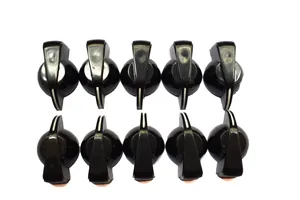 10pcs interruptor rotativo de plástico 1/4 botão de painúrio de cabeça de frango/botão de áudio em três cores opção