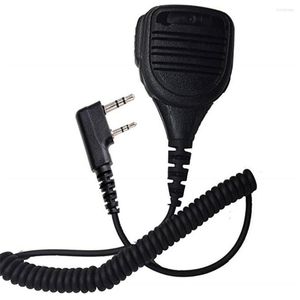 Walkie talkie IP54 Waterproof Mikrofon głośnikowy dla H777 RT3 RT27 RT22 RT81 RT80 Baofeng UV-5R UV-82 Ham Radio