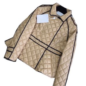Vintage Womens Cotton Padded Coat Winter Spring Long Sleeve Jacket INS Fashion Street Style Jacket