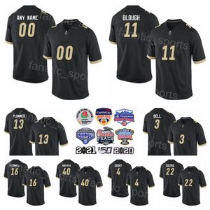 NCAA College Football Purdue 1 Akeem Hunt Jersey 23 Bolden 15 Drew Brees 36 Edwin Watson 11 David Blough 16 Len Dawson All Stitched University for Sport F￣s Uniformes Uniformes