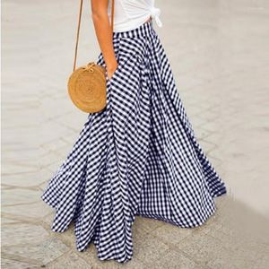 Skirts Party Skirt Elegant Geometric Ladies A-Line Long Maxi Floor Length