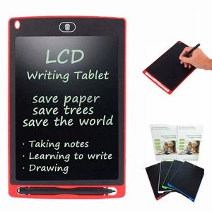 8.5 inç LCD Yazma Tablet çizim tahtası Blackboard El Yazısı Pedleri Yetişkinler için Hediye Çocuklar Kağıtsız Not Defteri Tabletleri Yükseltilmiş Kalem ile