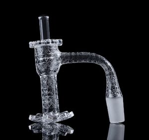 Sandblasting Seamless Fully Weld Smoking Accessories Quartz Terp Slurper Set Quartz Blender Spin Banger Nail Hookahs Wholesale FWQB21 FWQB22