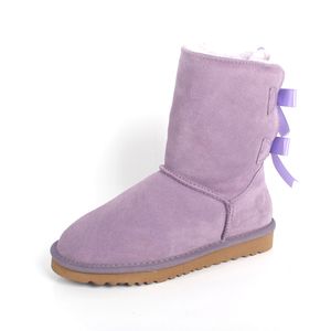 Stivali da neve lana tenere calde scarpe Sneakers firmate Uomo Donna Marrone Sabbia colore Rosso Rosa Blu viola Stampa leopardata Scarpa felpata G580-3 taglia 35-45 uuu