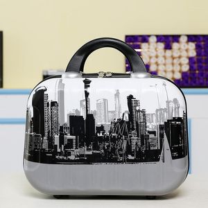 Storage Boxes Professional Female Cosmetic Bag Beautician Make Up Portable Case Large Capacity Travel Wash