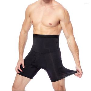 Pantaloni modellanti da uomo Pantaloni modellanti da uomo Compressi a doppio strato Controllo ad asciugatura rapida Dimagrante Shapewear Modellazione della biancheria intima della pancia