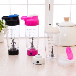 Bouteilles d'eau Automation ￩lectrique Prot￩ine Shaker Blender BPA Plastic Free Plastic Bottle Automatic Mouvement Caf￩ Milk Smart Mixer Drinkware DBC VT0366