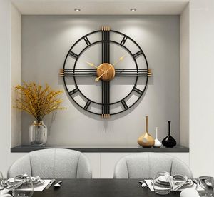 Relógios de parede 50 60 cm de decoração de relógio de ferro forjado decoração de decoração criativa criativa Office Home Office Ornamentos