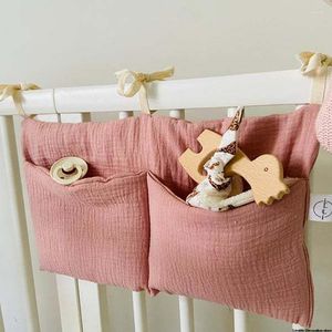 Storage Bags Baby Bedside Bag Crib Organizer Hanging For Essentials