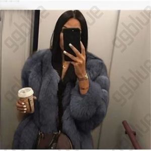 Women Faux Rabbit and raccoon Fur Coat new down woman Winter Thick Womens Overcoat Warm Plus Size Plush Furry Female Jacket Coat Outerwear ladies clothing