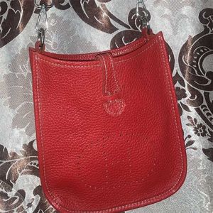 Evelyns Herme Leather Shoulder Bags Bag Icke återbetalningsbar läder Messenger K99K