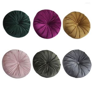 Pillow Round Throw Comfortable Velvet Soft Filling Chair 14.96in Floor Home Decor