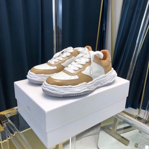 skor designer toppversion ren handgjorda 2022ss ny färg matchar min mihara k yu n ke airlink bruna casual sneakers