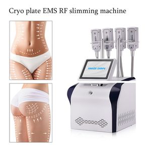 Cryo Plate Machine EMS RF Body Sculpting Cryoskin Slimming Cool Shape lose Weight System with 4 Pads