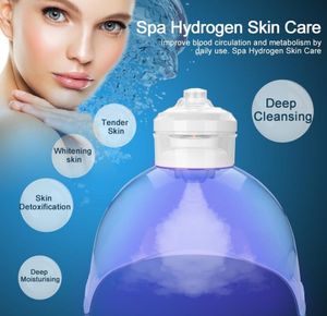 Hydrogen Water Oxygen Jet PDT Machine LED Light Therapy 423nm 640nm Blue Red Light Acne Treatment Facial Cleaning Skin Rejuvenation Beauty Phototherapy