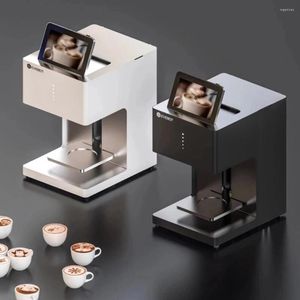 Yazıcılar EVEBOT 3D Latte Art Coffee Makinesi Otomatik İçecekler WiFi Bağlantılı Yemek Selfie Baskı Yenilebilir Mürekkep Kartuşları