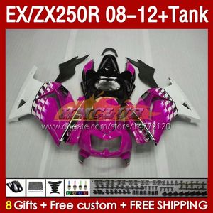 7 Kawasaki Ninja ZX250 EX250 R 2008-2012 163no.137 Ex ZX 250R EX250R ZX250R 2008 2009 2011 2012 2012 2012 2012 2012 2012 2012 2012 2012 2012 Pembe Parlak Glossy