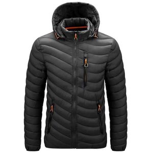 Men's Jackets 2022 Winter Light Warm Parka Men Waterproof Down Jacket Men Plus Size 6XL Coat Autumn Outdoor Casual Hooded Parkas Jackets Male G221013