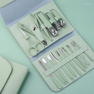 Nail Art Kits Clipper Set Manicure Cutters Household Stainless Steel Ear Spoon Clippers Pedicure Scissors Tool Gel