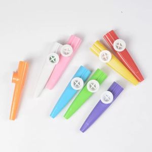 Decompression fidget Toy Plastic Kazoo Musical Instrument BPA Free Chilidren Lightweighter Classic Kazoos Flute Instruments ZM1018