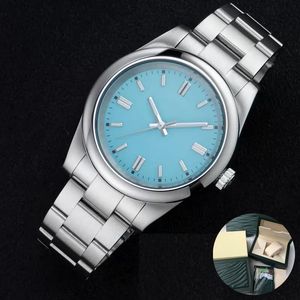 Oyster Perpetual Designer-Uhren-Set für Paare, 31/36/41 mm, Damenuhr für Herren, automatisch, mechanisch, leuchtend, Saphirblau, Rosa, mehrfarbig, wasserdichte Uhren