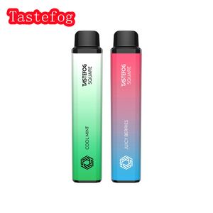 Toptan TasateFog Tek Kullanımlık Vape Cihaz 650mAH Şarj Akü 10ml E-Liquid 10 Flavors