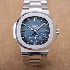 Baida Nautilus Calendar Month Phase Multifunsional Men's Watch بالكامل