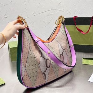 tasarımcı Omuz Çantası Kadın Çanta Deri Ataşesi hobo Crossbody çanta Ayarlanabilir Askı Yarım Ay koltuk altı çantaları