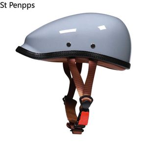 Cykelhjälmar Beret Spoon Helmet 2022 New Adult Men's Four Seasons Riding Personlighet ABS Plastcykel Hjälm utomhusskyddsförsörjning L221014