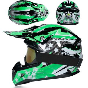 Cycling Helmets YA Safety Motocross Helmet Casco Motocross Bicyc Downhill Capacete ATV Cross Helmet Child Motorcyc Helmet Dot L221014
