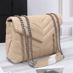 Дизайнер LOULOU Puffer Bags Женская кожаная сумка Crossbody Lady Bag Luxurys Flip Cover Femal Черное золото Серебряная цепочка Кошелек для монет G2N5 #