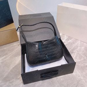 Women Hobo Bags Shoulder Bag Adjustable Strap Crocodile Handbag Luxurys Designers Bags Handbags Purses Wallets Armpit Crossbody Zipper Interior Compartment
