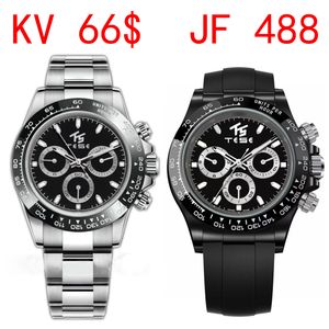 BT Clean Luxury Sports Watch Men Business 2813 ETA 7750 4130 أوتوماتيكي 316L 904L من الفولاذ المقاوم للصدأ الأسود مضيء للماء الغوص 40 مم نساء ساتراميك 1650 TOP