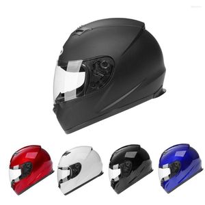 Motorcycle Helmets Men Women Full Face Winter Warm Lens Visor Protector Electric Bike Safety Riding Helmet