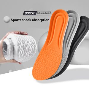 PU Memory Foam Sneakers Insoles dla mężczyzn kobiety sportowe wchłanianie oddychające buty Sole podkładka Ortopeda