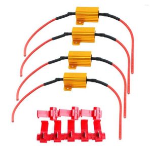 Lighting System 2Pcs Load Resistor Decoder Interior Car Accessories LED Light Resistance 25W 6ohm Resistors Automobile