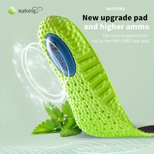 Uppgradera sportens st￶td￤mpning Insula Green Pu Memory Foam Breactable Arch Support Ortopediska skor Pad M￤n kvinnor F￶tter Care Pad