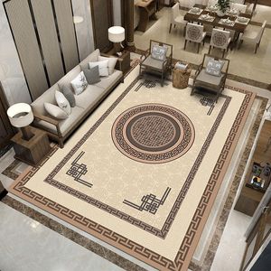 Carpets Chinese Style Living Room Carpet Luxury High-end Bedroom Decor Home Decoration Washable Large Area Floor Mat Fur Rug