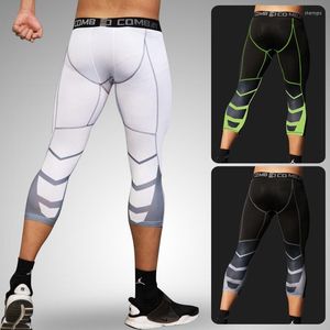 Pantaloni da uomo Uomo Compressione Ciclismo Corsa Pallacanestro Calcio Elasticità Pantaloni sportivi Calzamaglia fitness Pantaloni legging Rash Guard