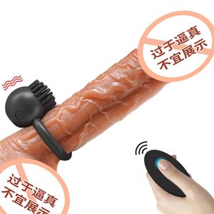 Beauty Items Wibrator Cock Ring zabawki erotyczne dla mczyzn Penis wiczenia sexy narzdzie pilot echtaczki Dildo Blowjob kobiet